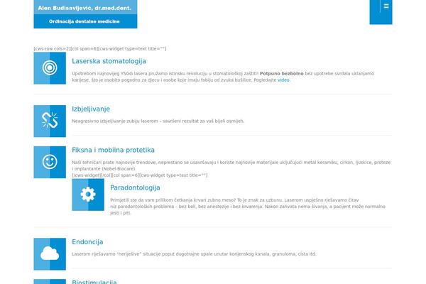 Clinico theme site design template sample