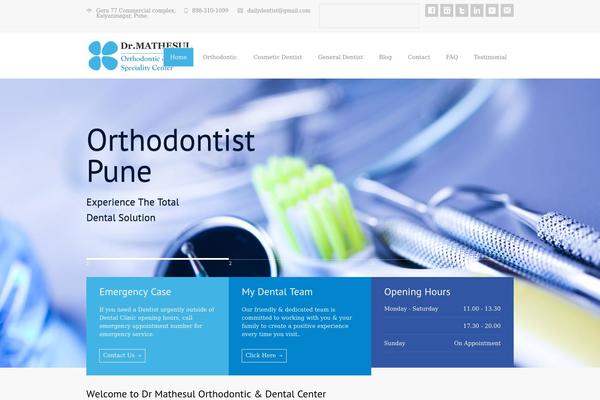 MediCenter theme site design template sample