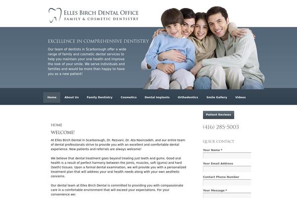 Thesis 1.6 theme site design template sample