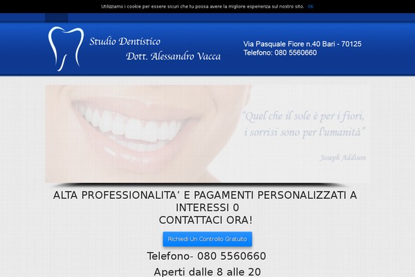 dentistabari.org site used Cassiopeia