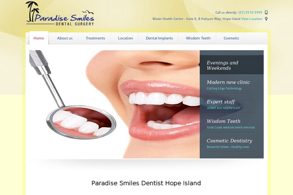 dentisthopeisland.com.au site used Dentisthopeisland
