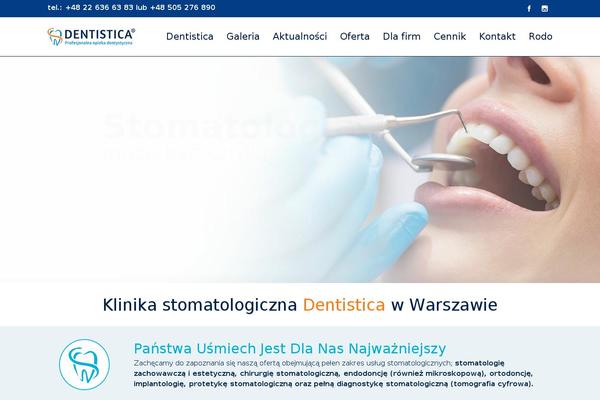 dentistica.pl site used Focuson