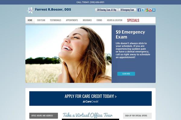 dentistincameronpark.com site used Theme1701