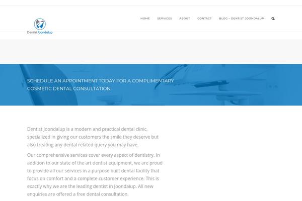 dentistjoondalup.com.au site used Dentalia