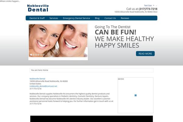 NANCY theme site design template sample