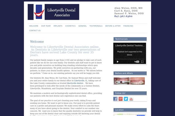 Continuum theme site design template sample