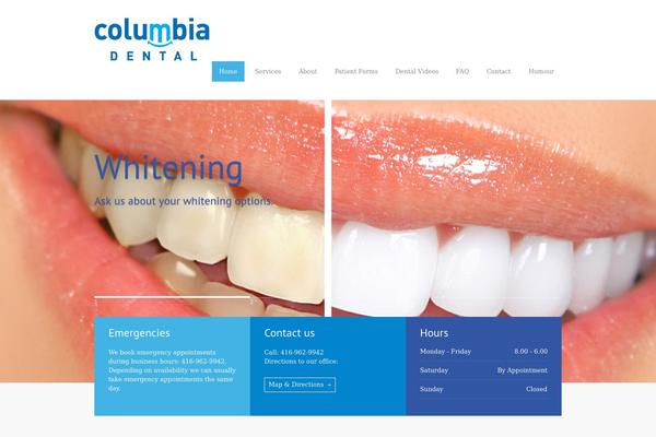 MediCenter theme site design template sample
