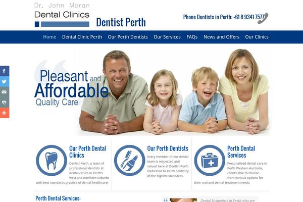 dentistperth theme websites examples
