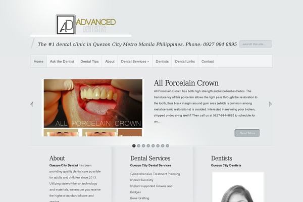 Minimal theme site design template sample