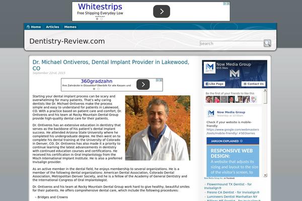 dentistry-review.com site used DynamicColor