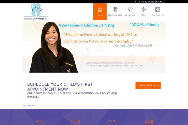 Fable theme site design template sample