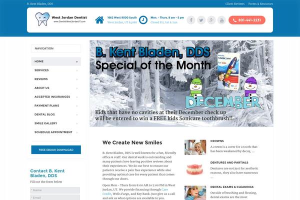 MentalPress theme site design template sample