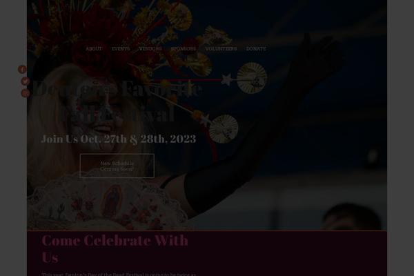 dentondayofthedeadfestival.com site used Eventalk-child