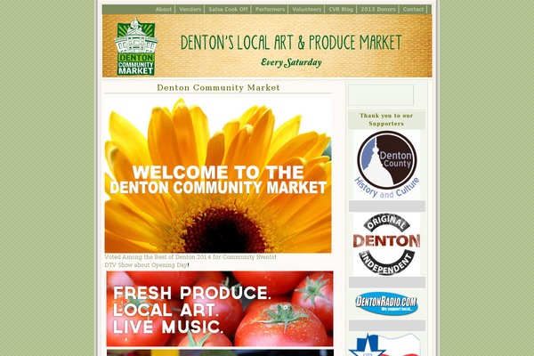 dentonradio theme websites examples