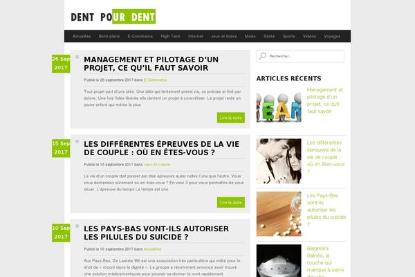 GreenChili theme site design template sample