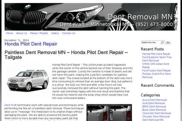 Museum Core theme site design template sample