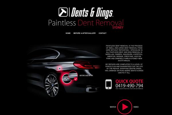 dentsdings.com.au site used Dents