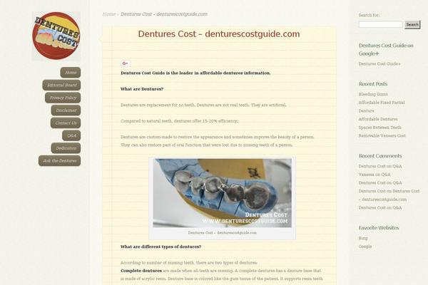 DailyJournal theme site design template sample