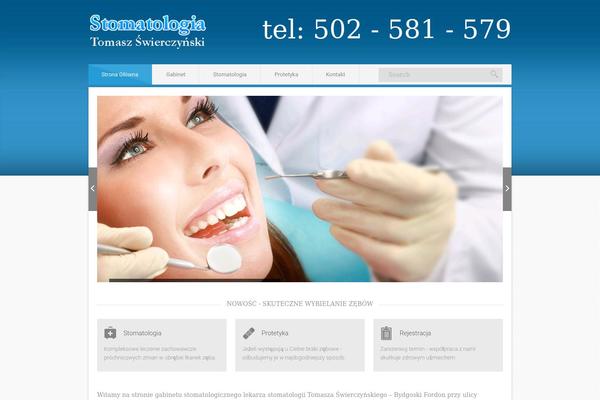 Medical theme site design template sample