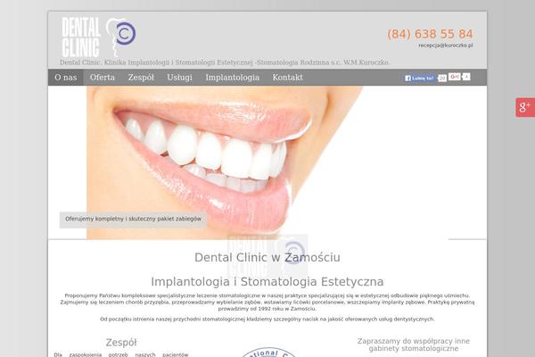 Starter theme site design template sample