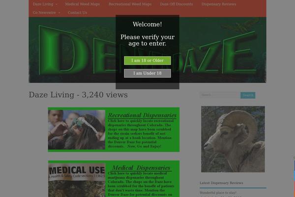 MesoColumn theme site design template sample