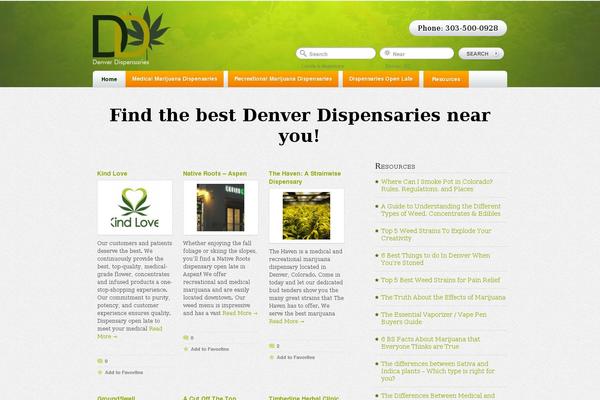 GeoPlaces theme site design template sample