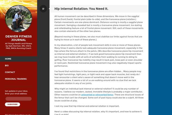 Writr theme site design template sample
