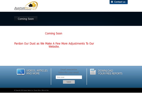 Site using Coming soon and Maintenance mode plugin