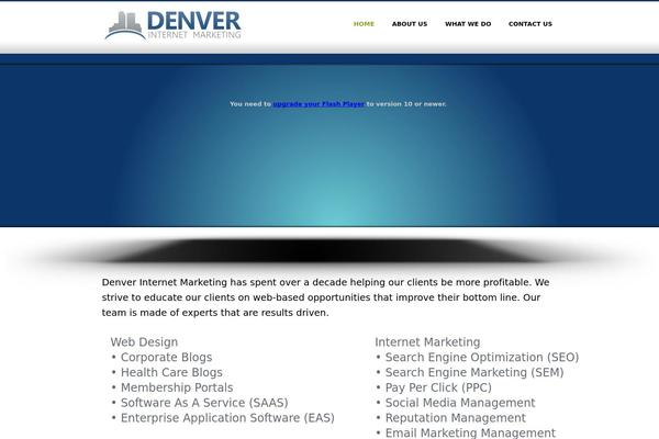 Sansation theme site design template sample