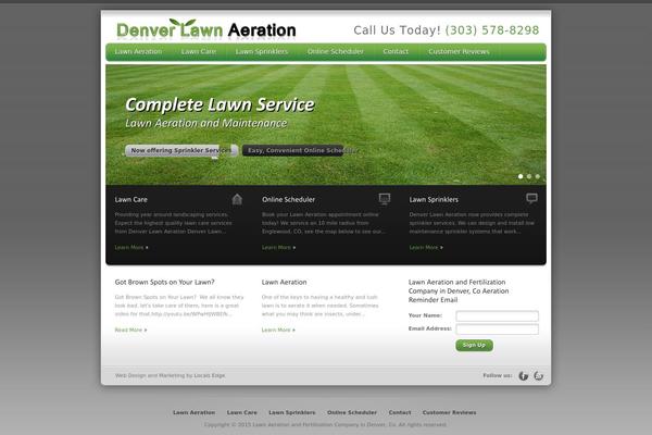 Debonair theme site design template sample