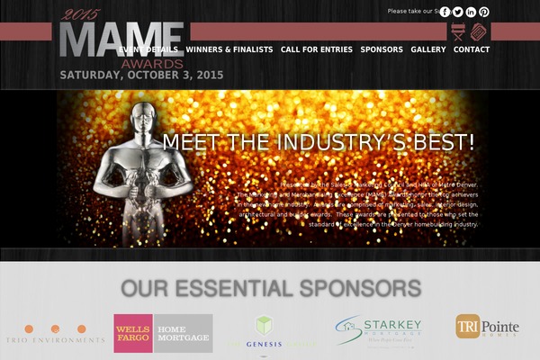 Gather theme site design template sample