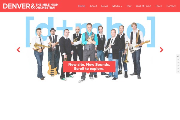 Denver theme site design template sample