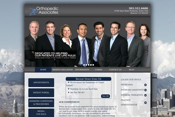 Increase theme site design template sample