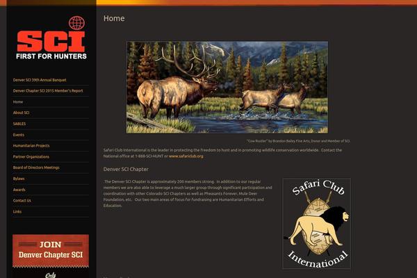 Sunspot theme site design template sample