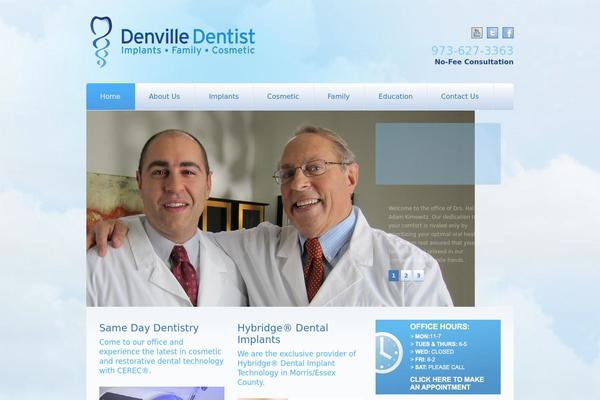 denvilledentist.com site used Theme1715