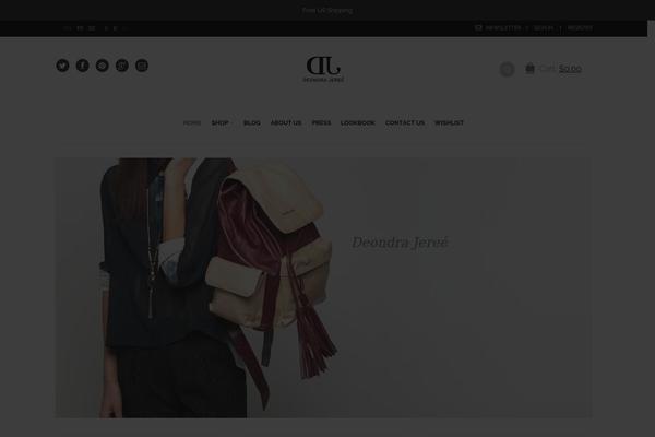 WooPress theme site design template sample