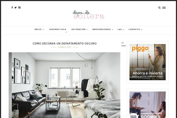 Letsblog theme site design template sample