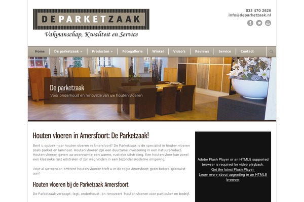 Modernize theme site design template sample