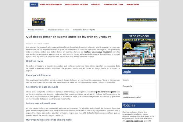 Gazette theme site design template sample