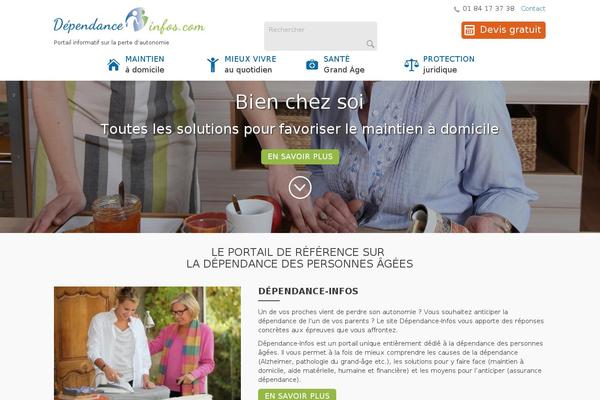dependance-infos.com site used Smtheme