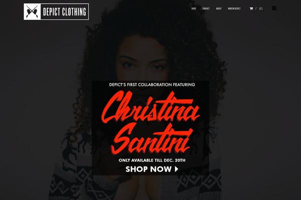 depictclothing.com site used Merch