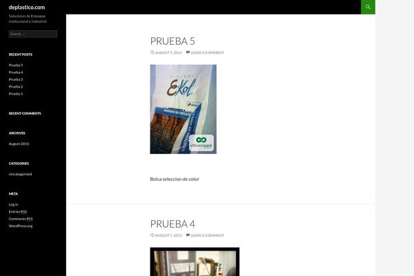 Twenty Fourteen theme site design template sample