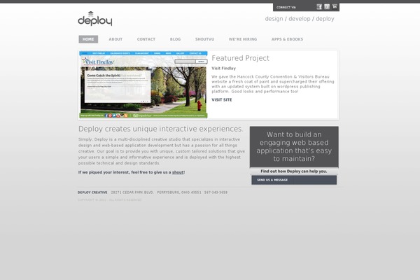 Toolbox theme site design template sample