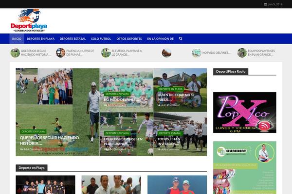 NewsMag theme site design template sample