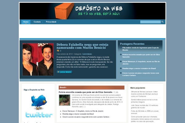 Deposito theme site design template sample