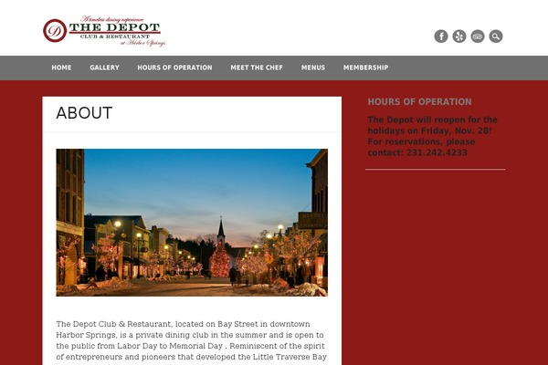 Restaurateur theme site design template sample