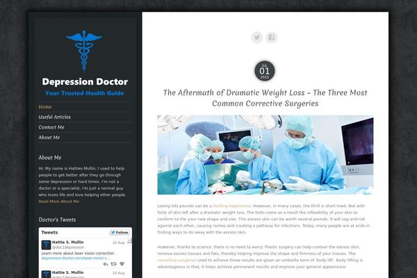 Luminescence Lite theme site design template sample