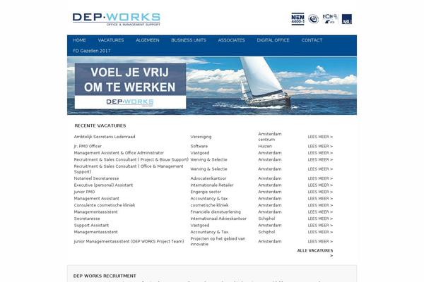 Divi Child theme site design template sample