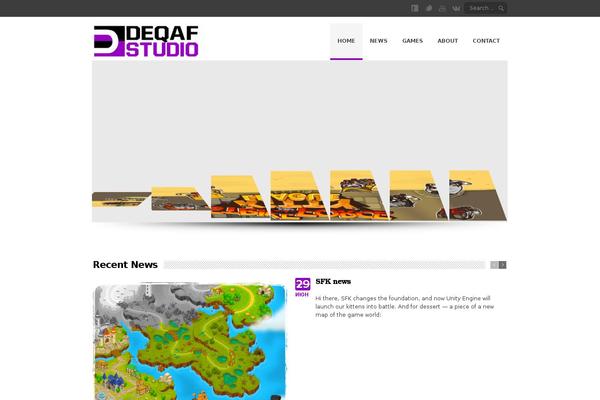 deqaf.com site used Blog-up