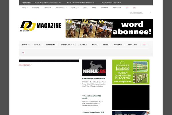 Envo Magazine theme site design template sample